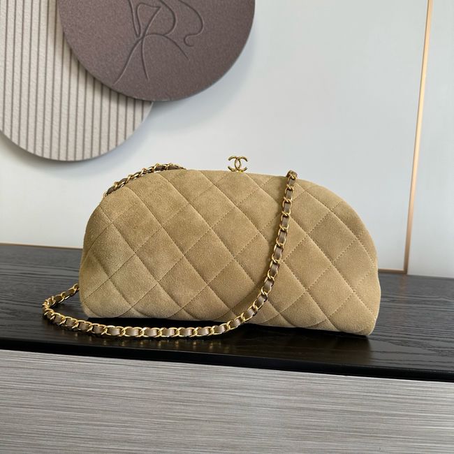 Chanel Clutch with chain AP5252 Dark Beige