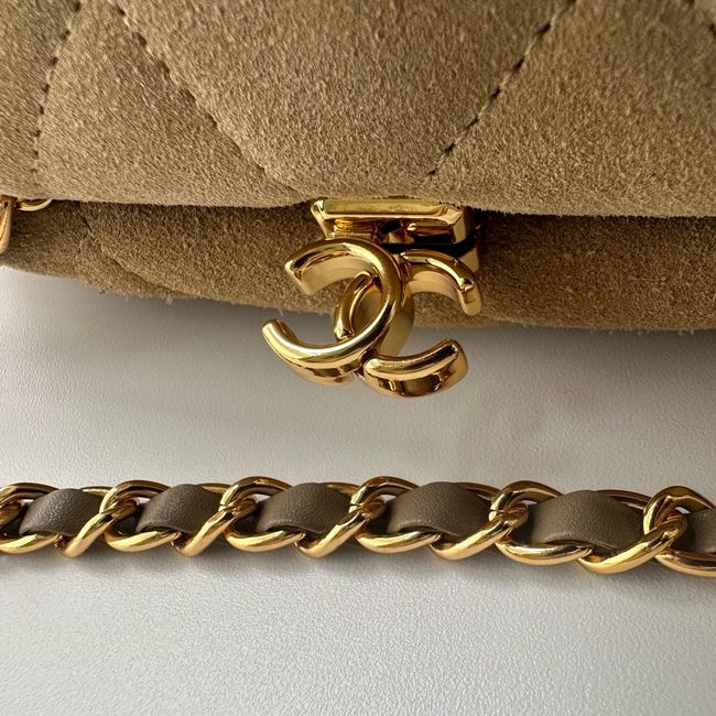 Chanel Clutch with chain AP5252 Dark Beige