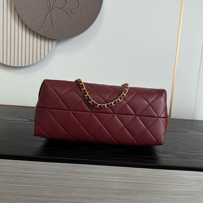 Chanel Clutch with chain Lambskin AP5252 burgundy
