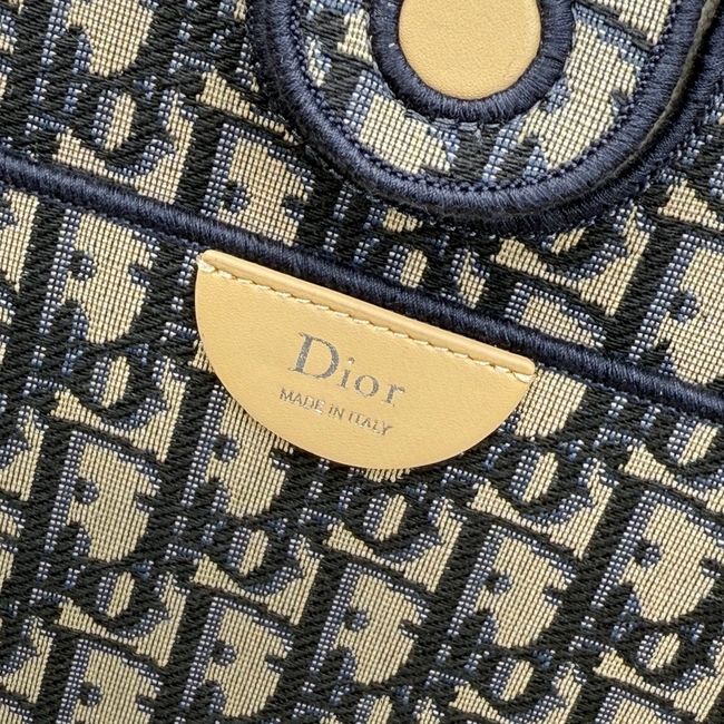 Small Dior Promenade Shopping Bag Apricot Flat Cannage Suede Calfskin M1410O Small Dior Promenade Shopping Bag Apricot Flat Cannage Suede Calfskin M1410O