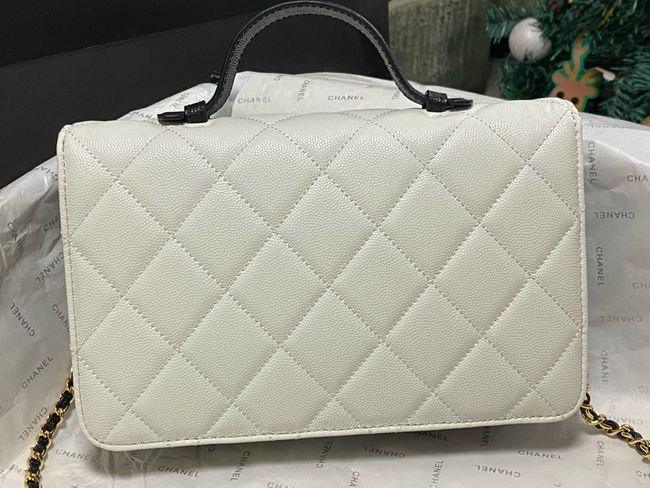 Chanel Flap Bag AS6554 white Chanel Flap Bag AS6554 white
