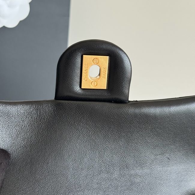 Chanel SMALL FLAP BAG sheepskin AS1787 black