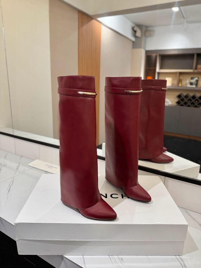 Givenchy High Boots Shiny Calfskin high heels 8.5CM 65261-5