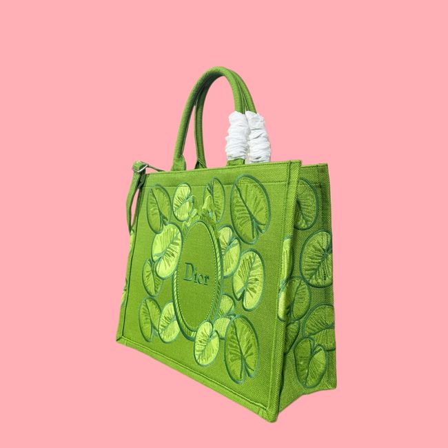 Large Dior Book Tote Cannage Embroidery M1349OEQ-14