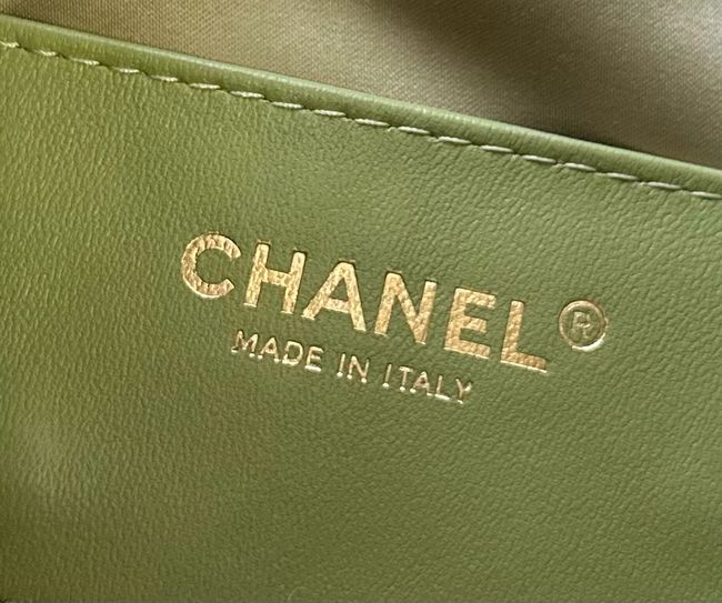 CHANEL 25 SMALL HANDBAG AS5293 Green