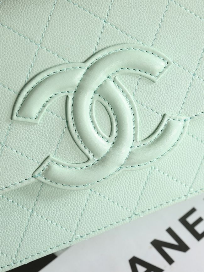 CHANEL Wallet on Chain AP5455 light green