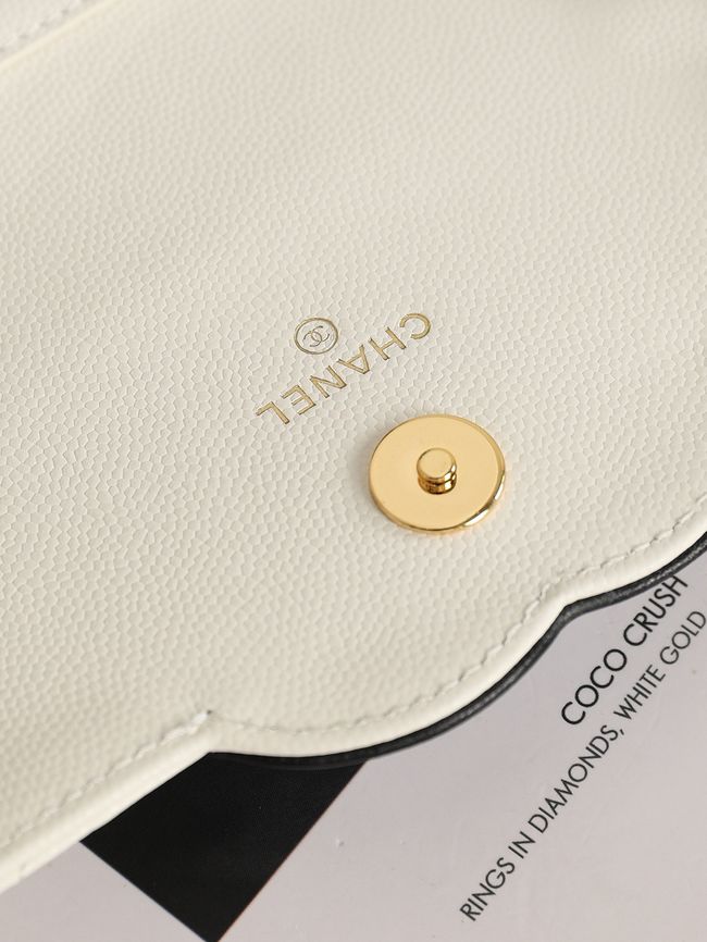 CHANEL Wallet on Chain AP5455 white&black