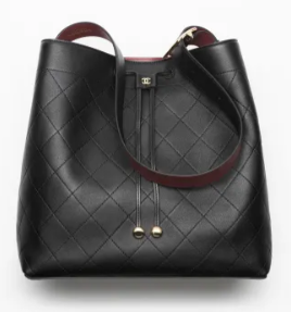 Chanel Calfskin Bucket Bag AS6584 black