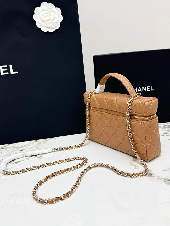 Chanel CLUTCH WITH CHAIN AP4385 camel
