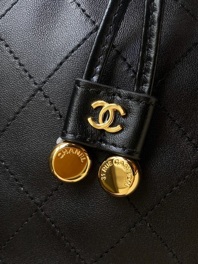 Chanel Calfskin Bucket Bag AS6537 black
