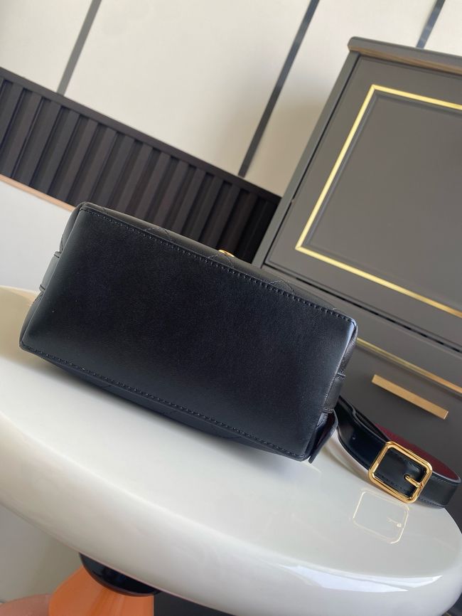 Chanel Calfskin Bucket Bag AS6537 black