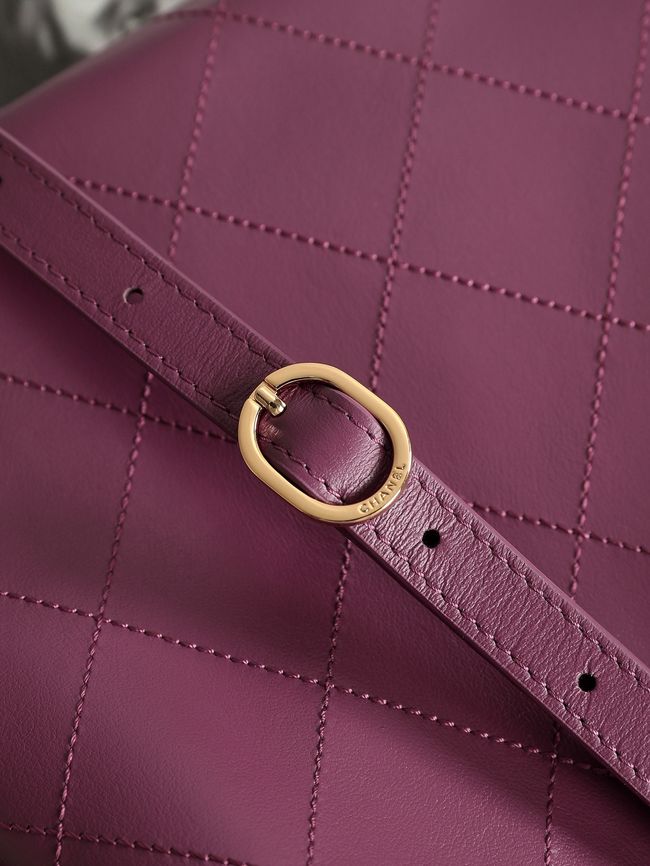 Chanel Calfskin Shoulder Bag AS6479 Burgundy