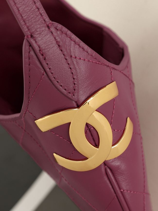 Chanel Calfskin Shoulder Bag AS6479 Burgundy