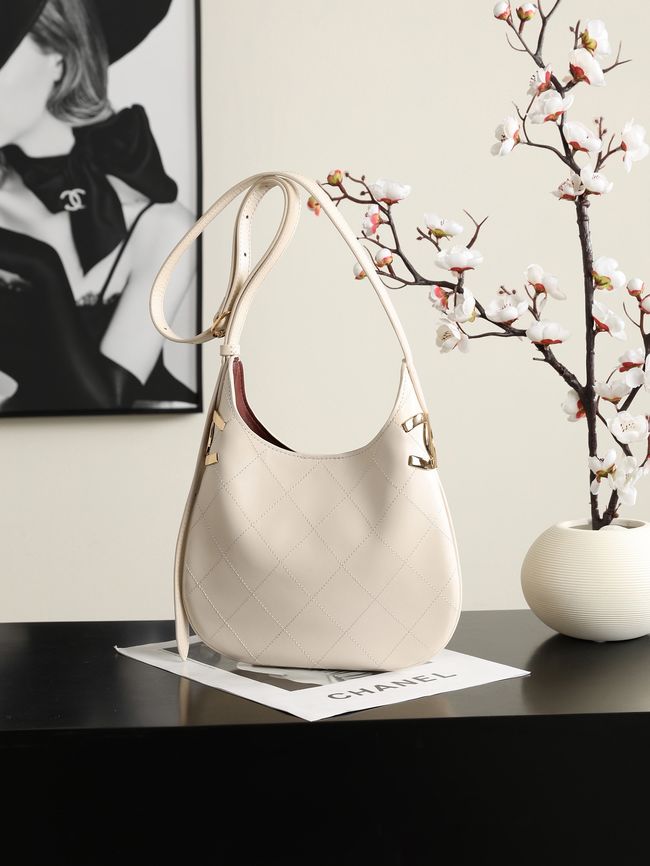 Chanel Calfskin Shoulder Bag AS6479 Ivory