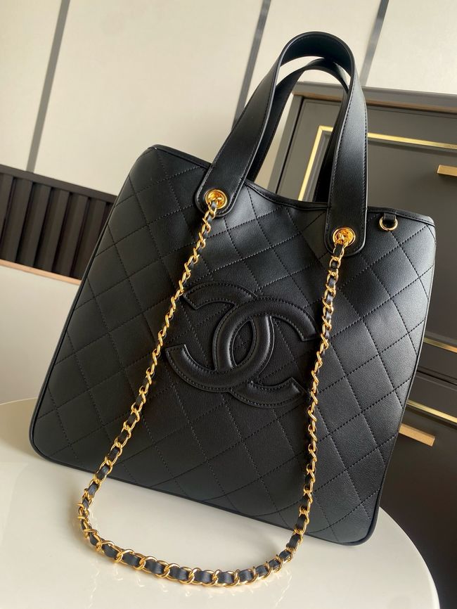 Chanel Large Shopping Bag AS6201 black