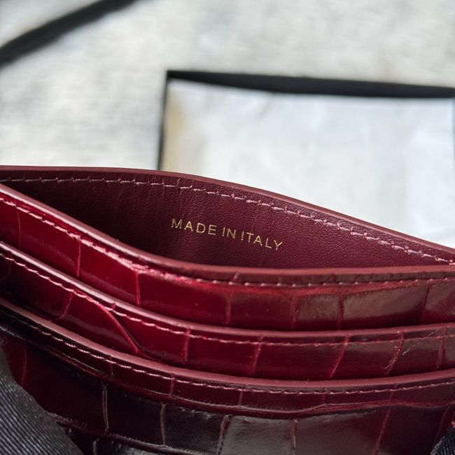 Chanel Card Holder AP5397 Burgundy