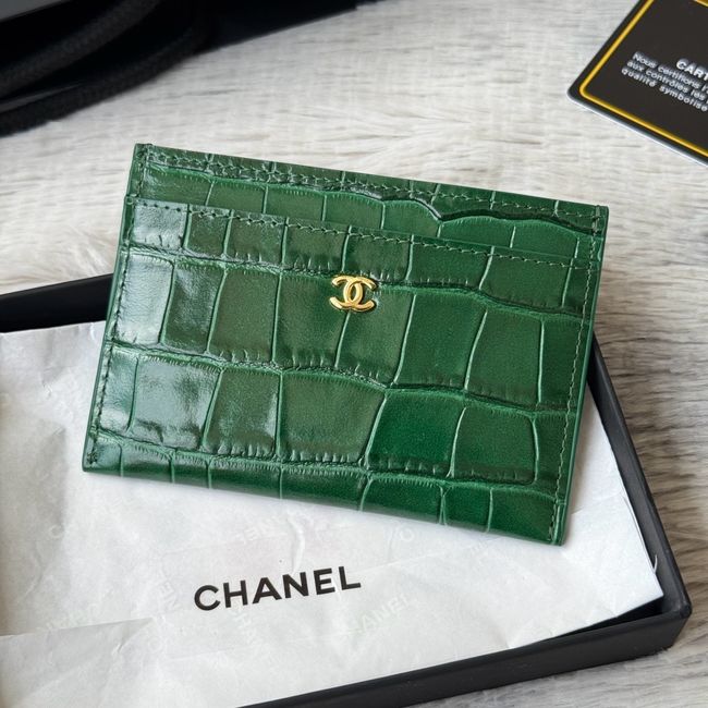 Chanel Card Holder AP5397 green