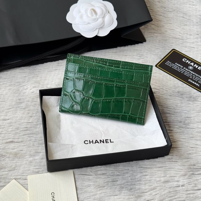 Chanel Card Holder AP5397 green