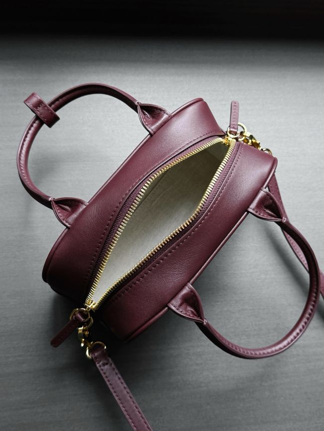 Chanel Clutch with Leather Strap AP5528 Burgundy
