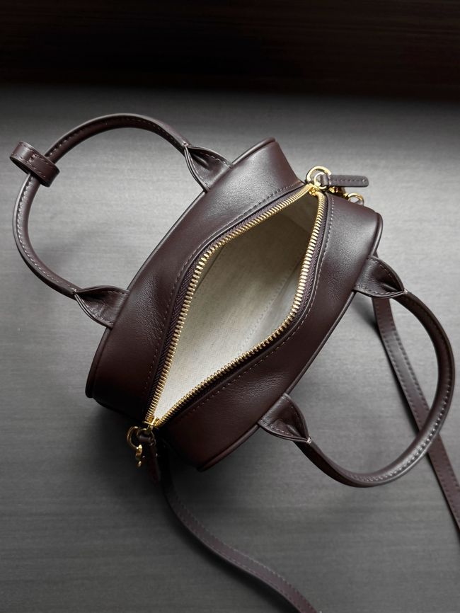 Chanel Clutch with Leather Strap AP5528 dark Coffee