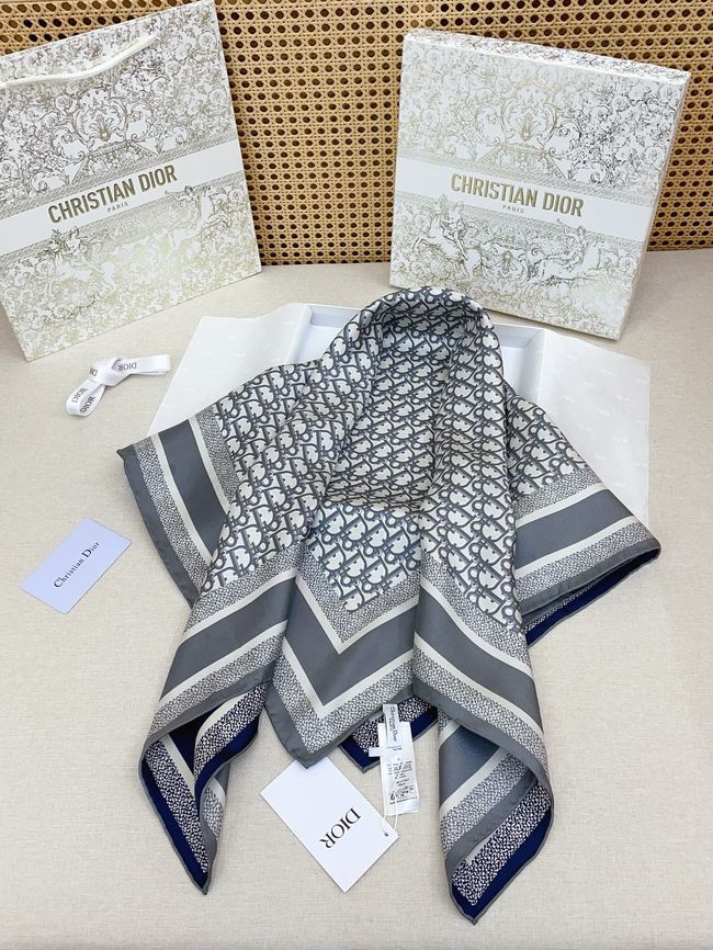 Dior 90 Square Scarf Silk Twill KY199-3