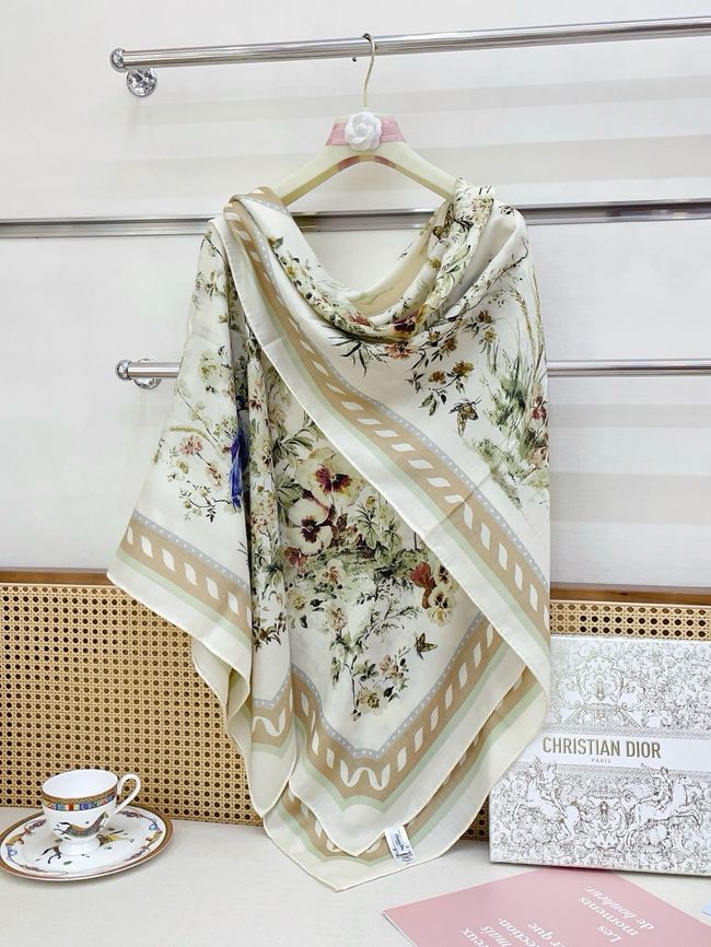 Dior Shawl Wool Silk and Cotton KY203-3