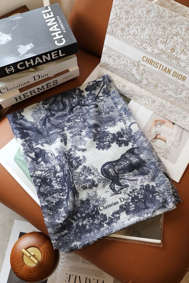 Dior Shawl Wool Silk and Cotton KY195