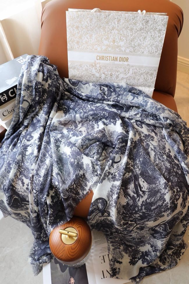 Dior Shawl Wool Silk and Cotton KY195