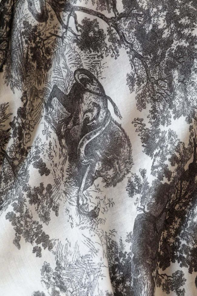 Dior Shawl Wool Silk and Cotton KY197