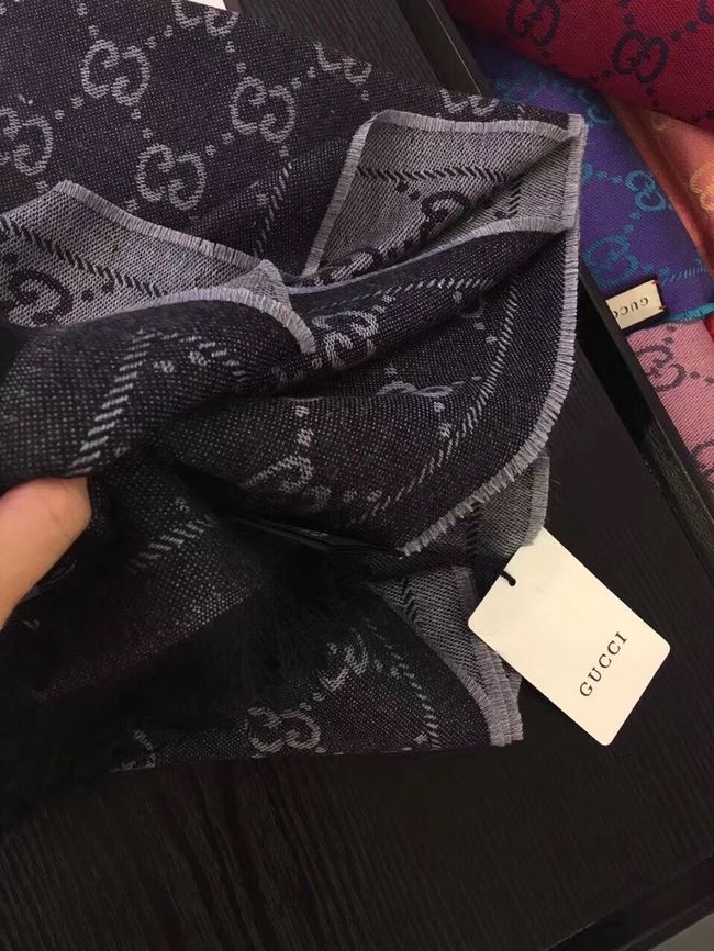 Gucci cashmere scarf 06390-6