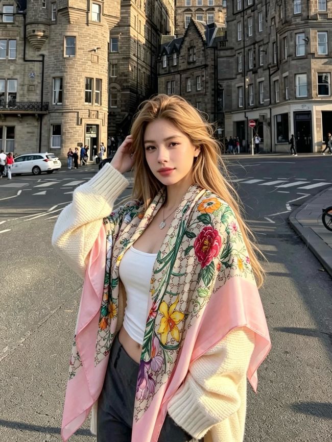 Gucci cashmere Shawl 06392-1