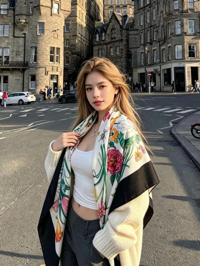 Gucci cashmere Shawl 06392-2