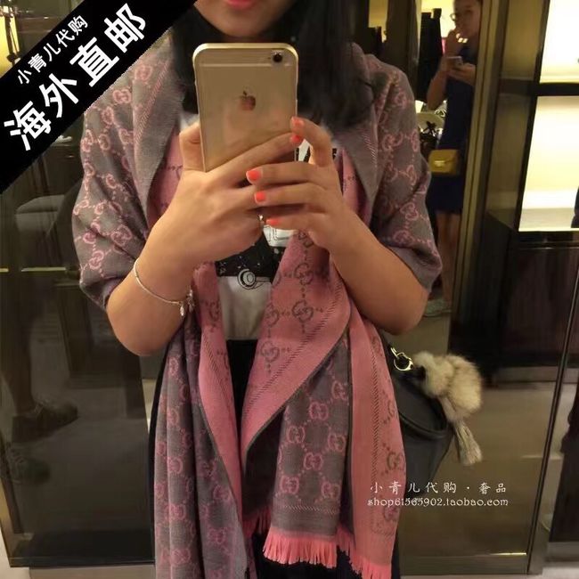 Gucci cashmere scarf 06390-8