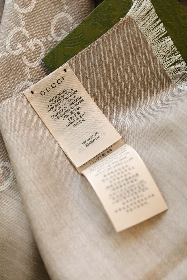 Gucci cashmere scarf 06393-2