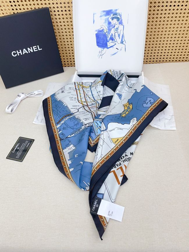 Chanel silk scarf B25984-2