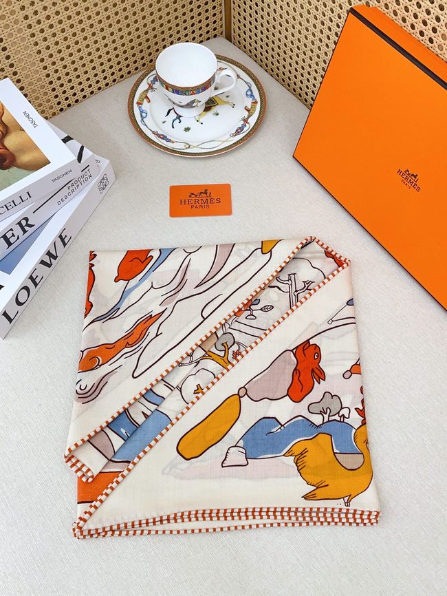 Hermes cashmere scarf H251527-4