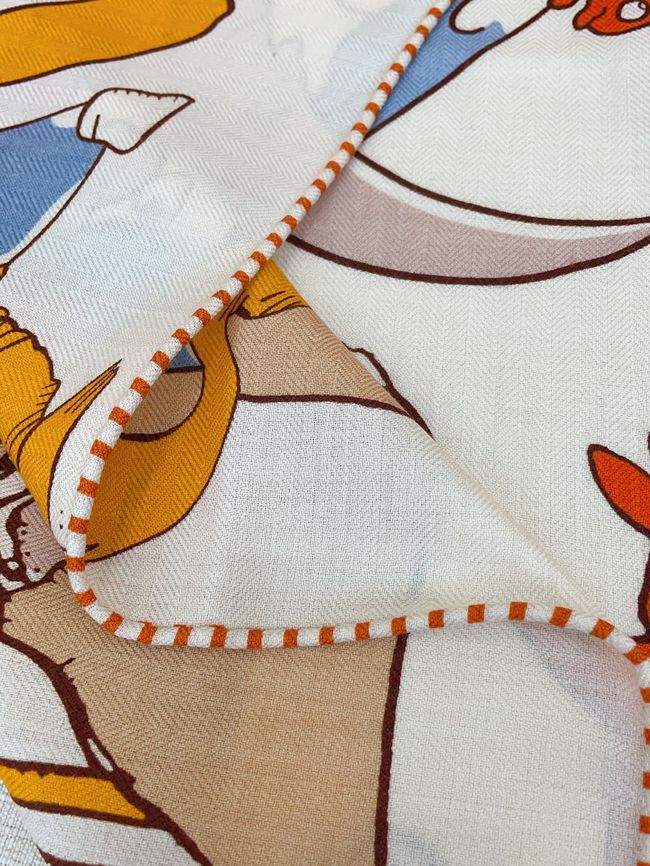 Hermes cashmere scarf H251527-4