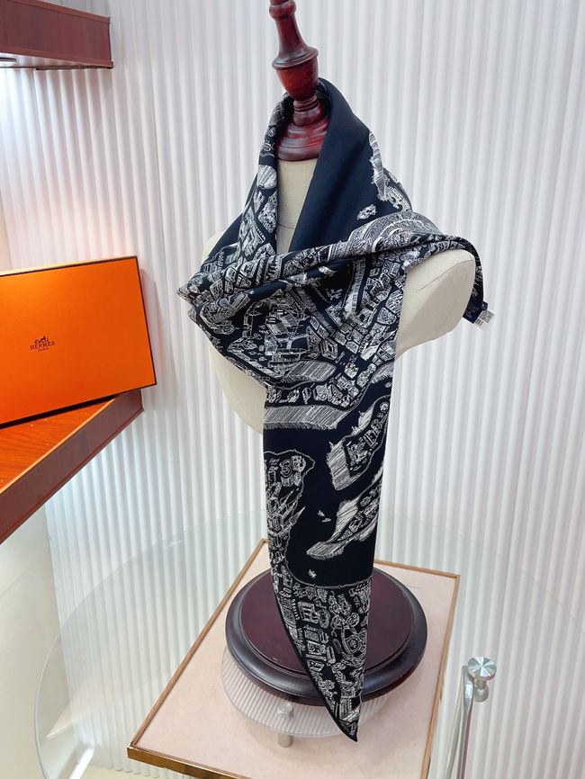 Hermes cashmere scarf H251530-1