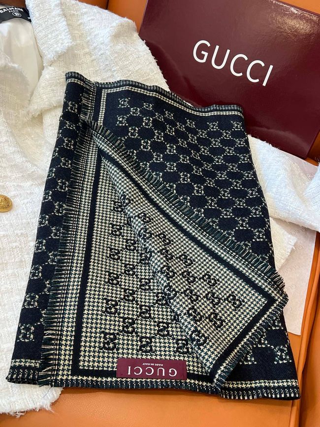 Gucci cashmere scarf 873732-4
