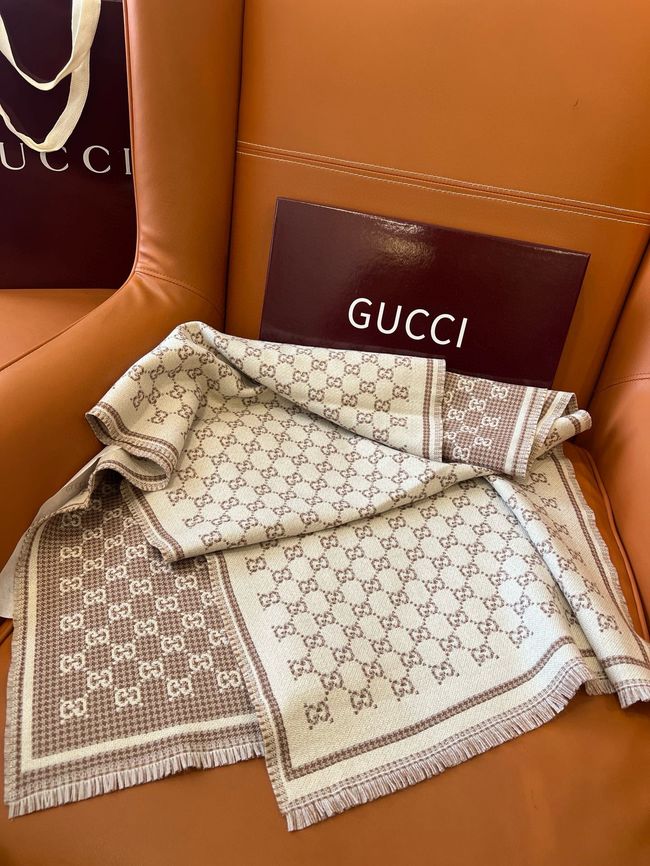 Gucci cashmere scarf 873732-5