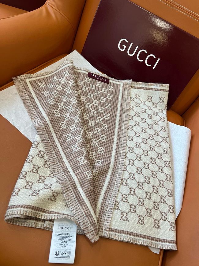 Gucci cashmere scarf 873732-5