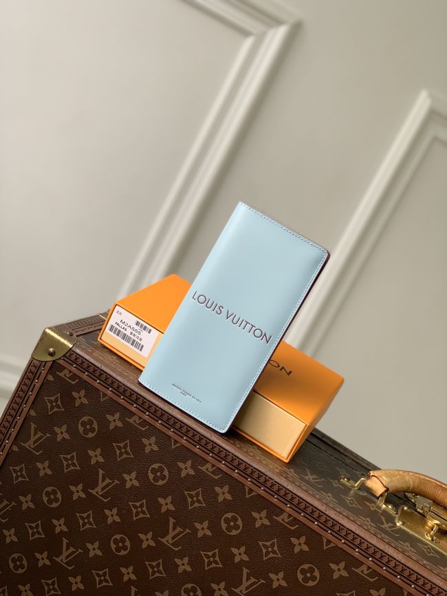 Louis Vuitton Brazza Wallet M2A555 light blue