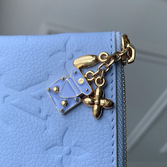 Louis Vuitton Key Pouch S M29816 Bleu Iris