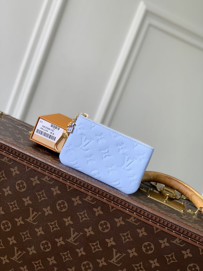 Louis Vuitton Key Pouch S M29816 Bleu Iris