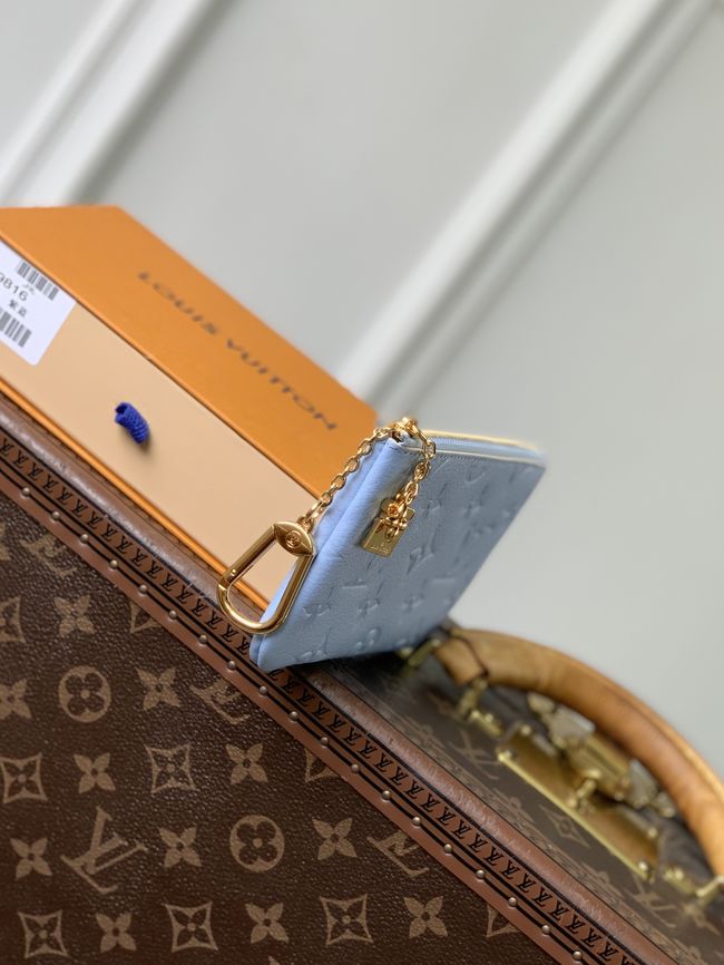 Louis Vuitton Key Pouch S M29816 Bleu Iris