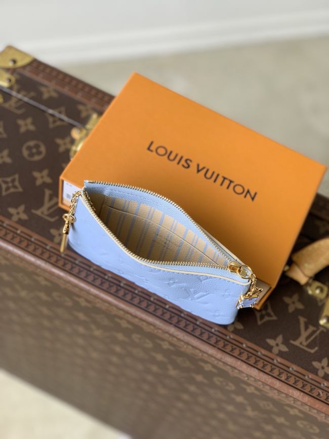 Louis Vuitton Key Pouch S M29816 Bleu Iris