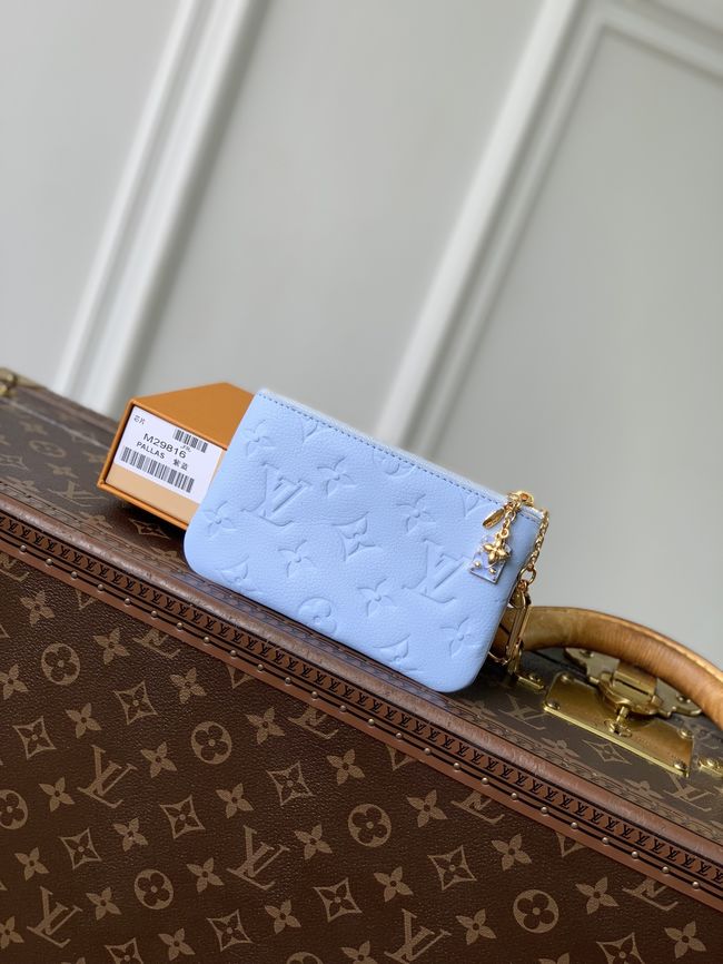 Louis Vuitton Key Pouch S M29816 Bleu Iris