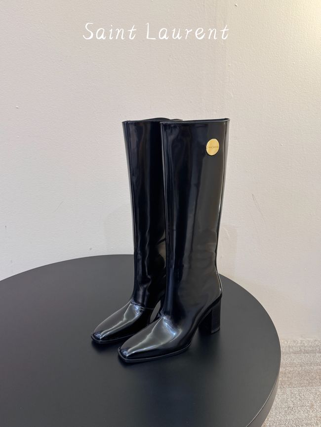 Saint Laurent boots in smooth leather 65288-4