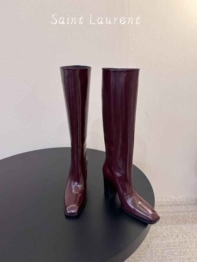 Saint Laurent boots in smooth leather 65288-6