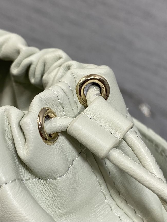 Dior Adiorable Mini Bucket Bag Cannage Lambskin S2426 Cream